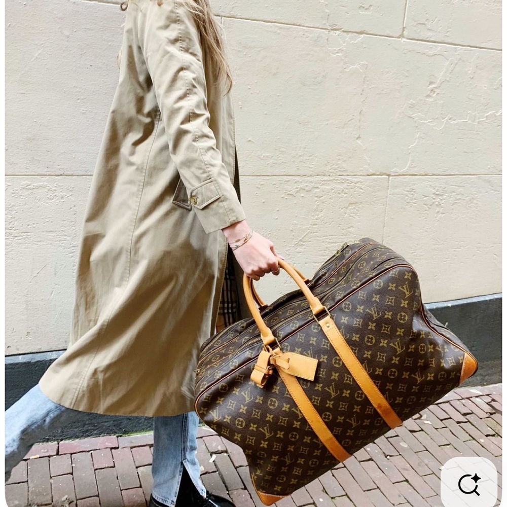 Authentic Louis Vuitton Sirius 55 vintage luggage bag